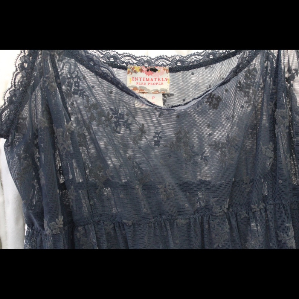 Free People Blue Slip